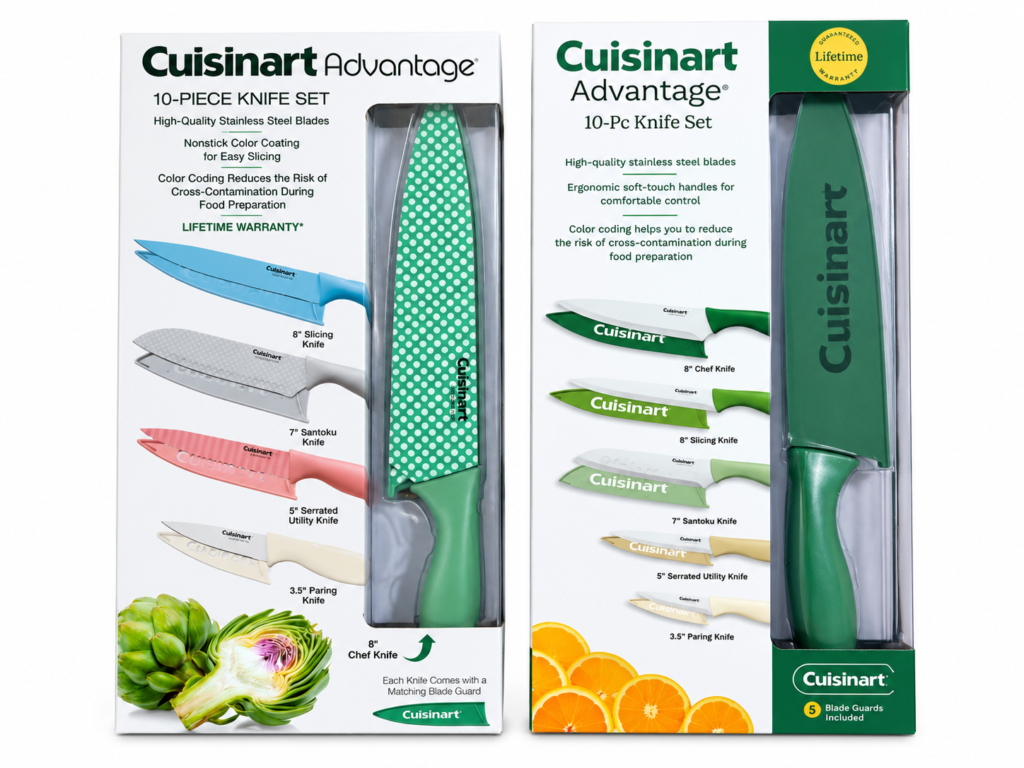 Cuisinart 10pc Knife Set with stainless steel blades and guards, Lagos, Nigeria