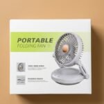 Portable Folding Fan with a compact foldable design for personal cooling in Lagos, Nigeria