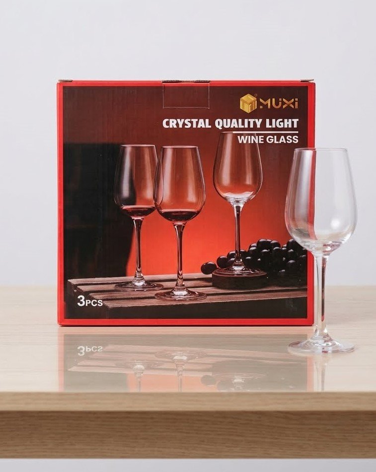 Mixi Crystal Wine Glass for elegant dining and entertaining in Lagos, Nigeria