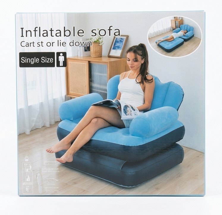 Inflatable Sofa Single Size for flexible seating Inflatable Sofa Single Size for flexible seating in a home living space in Lagos, Nigeria